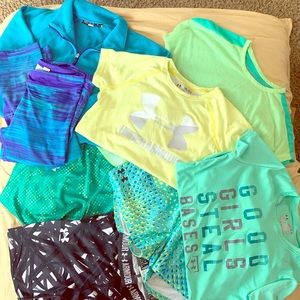 Girls Under Armour Lot Bundle Size Medium